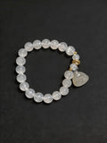 Sacred White Agate "Abundant Harvest" Bracelet